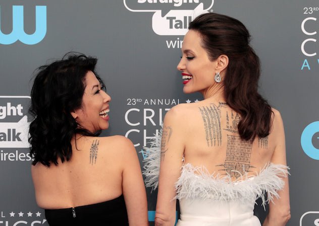 Angelina Jolie's Sak Yant Tattoo Meaning: Angelina Jolie's Sak Yant Art - Sakyant.info